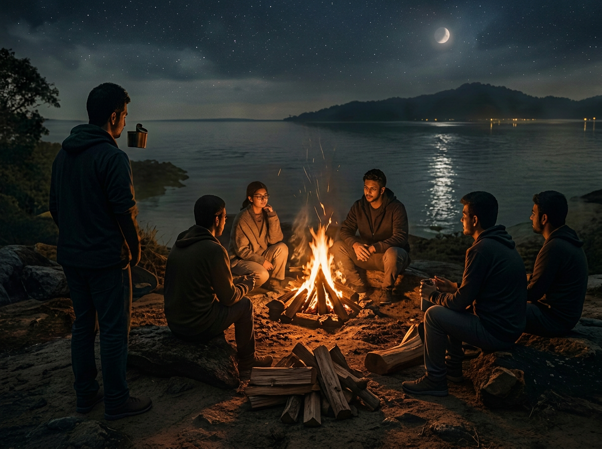 Off-grid camp experience